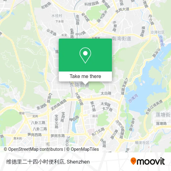维德里二十四小时便利店 map