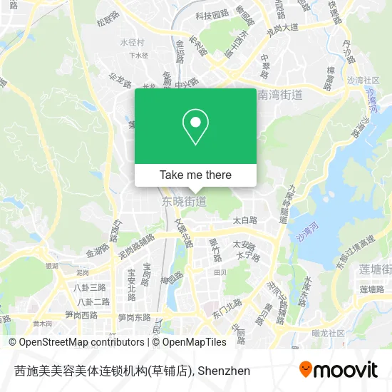茜施美美容美体连锁机构(草铺店) map
