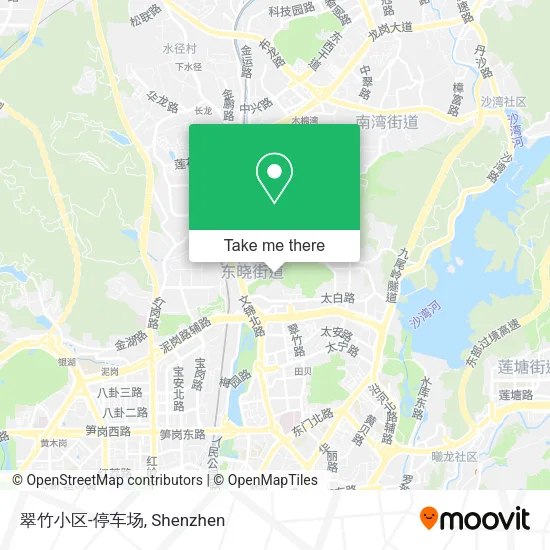 翠竹小区-停车场 map