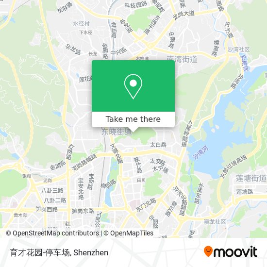 育才花园-停车场 map