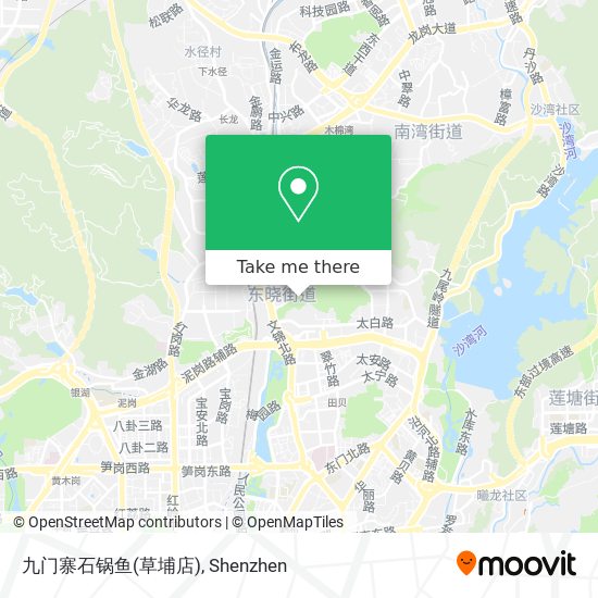 九门寨石锅鱼(草埔店) map