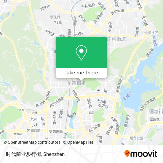 时代商业步行街 map