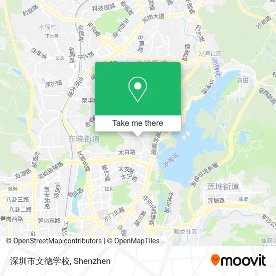 深圳市文德学校 map