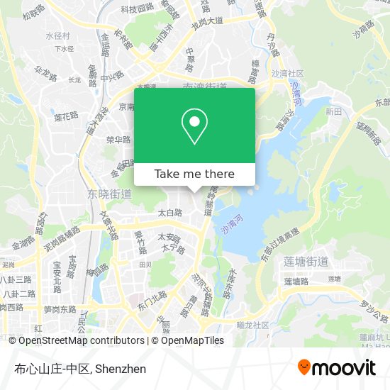 布心山庄-中区 map
