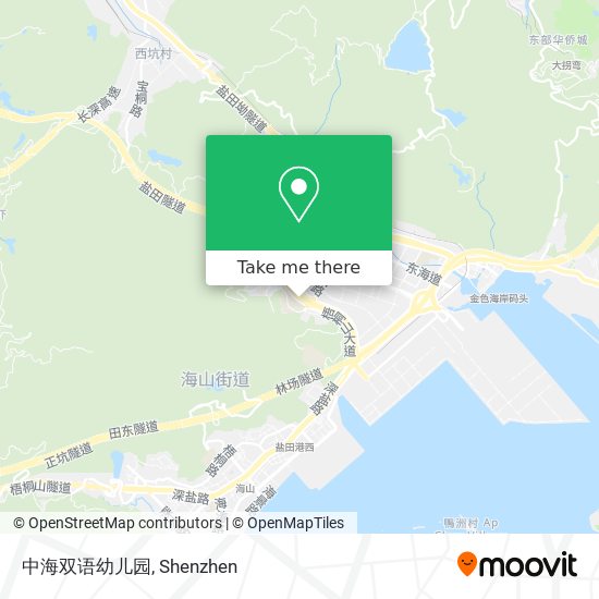 中海双语幼儿园 map