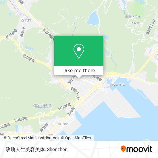 玫瑰人生美容美体 map