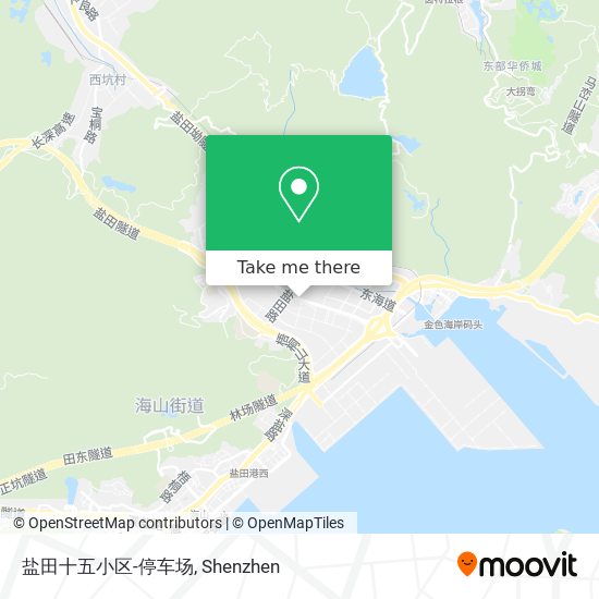盐田十五小区-停车场 map