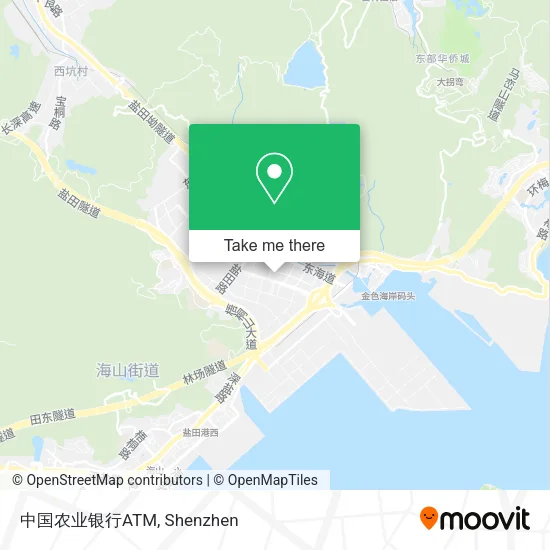 中国农业银行ATM map