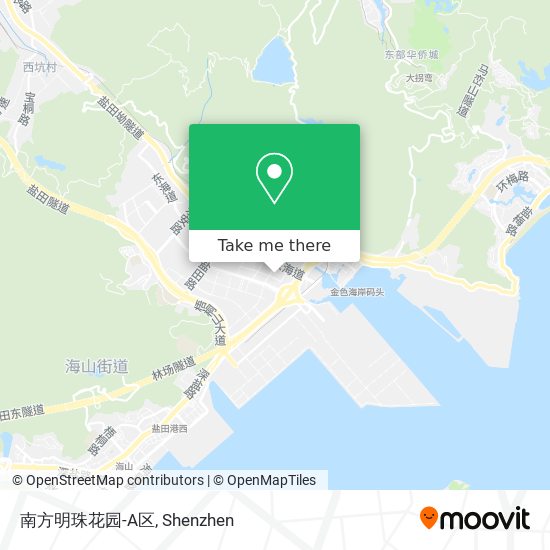 南方明珠花园-A区 map