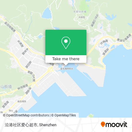 沿港社区爱心超市 map