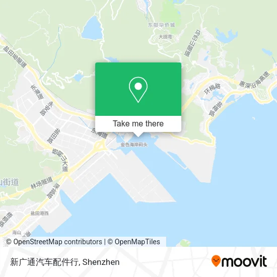 新广通汽车配件行 map