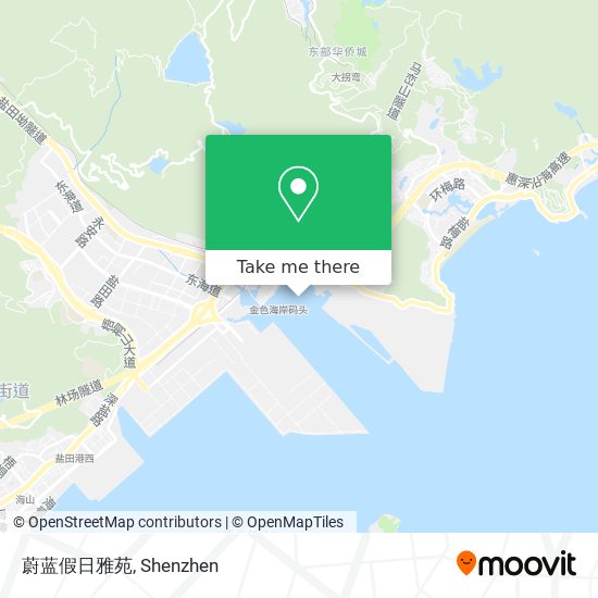 蔚蓝假日雅苑 map