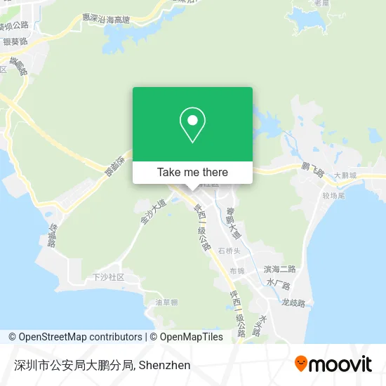 深圳市公安局大鹏分局 map