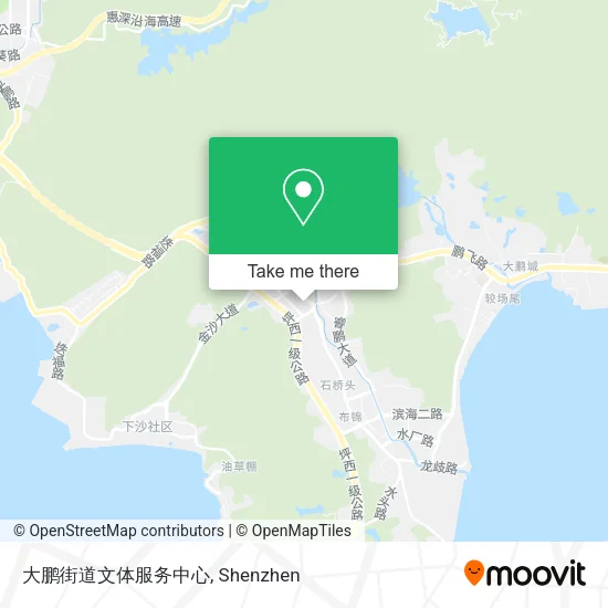 大鹏街道文体服务中心 map