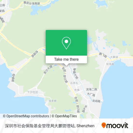 深圳市社会保险基金管理局大鹏管理站 map