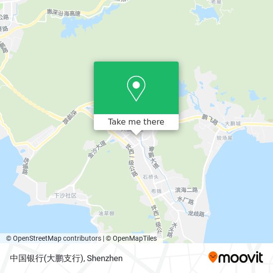 中国银行(大鹏支行) map
