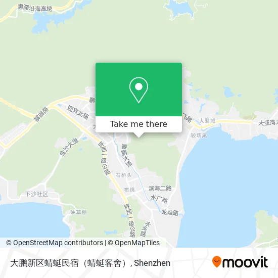 大鹏新区蜻蜓民宿（蜻蜓客舍） map