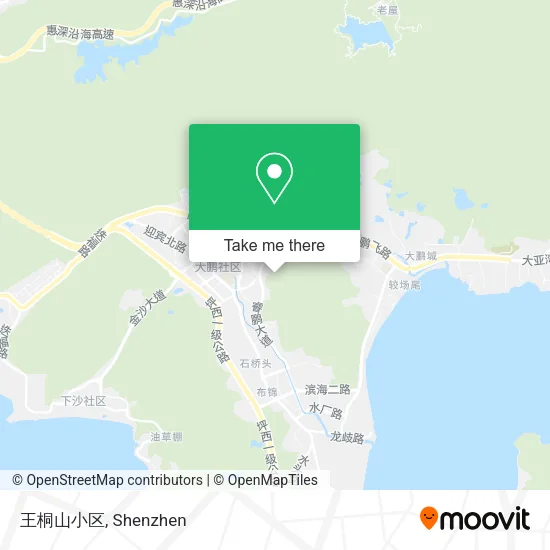 王桐山小区 map