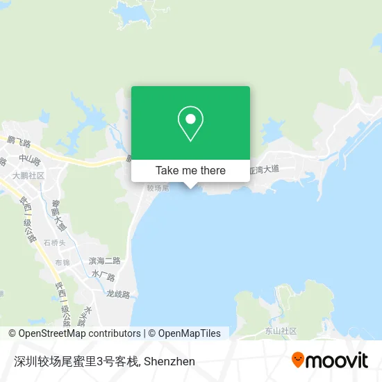 深圳较场尾蜜里3号客栈 map