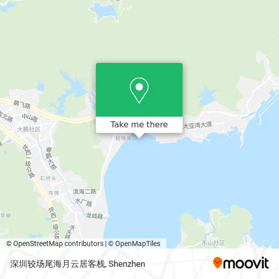 深圳较场尾海月云居客栈 map