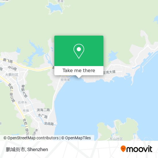 鹏城街市 map