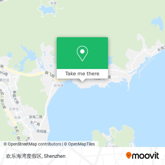 欢乐海湾度假区 map