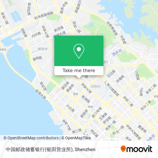 中国邮政储蓄银行(银田营业所) map