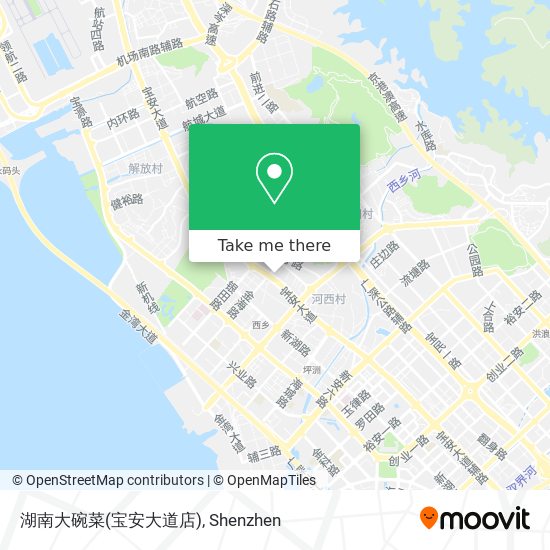 湖南大碗菜(宝安大道店) map