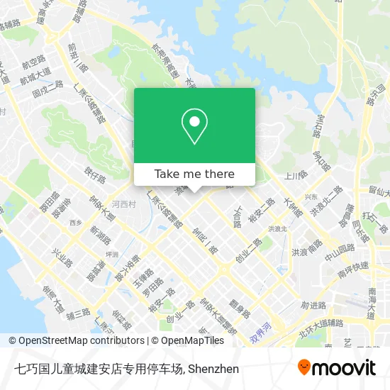 七巧国儿童城建安店专用停车场 map