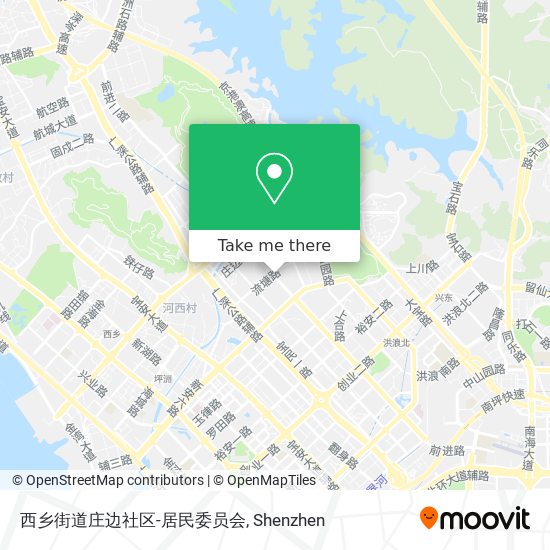 西乡街道庄边社区-居民委员会 map