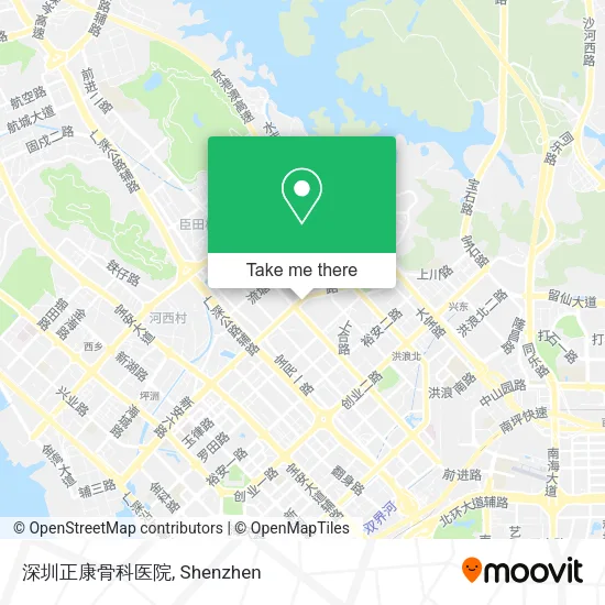 深圳正康骨科医院 map