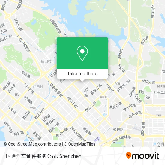 国通汽车证件服务公司 map