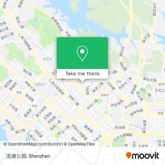 流塘公园 map