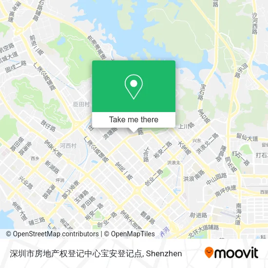 深圳市房地产权登记中心宝安登记点 map