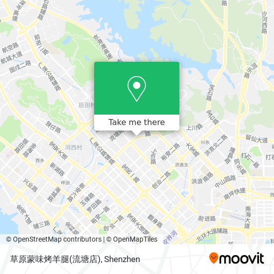 草原蒙味烤羊腿(流塘店) map