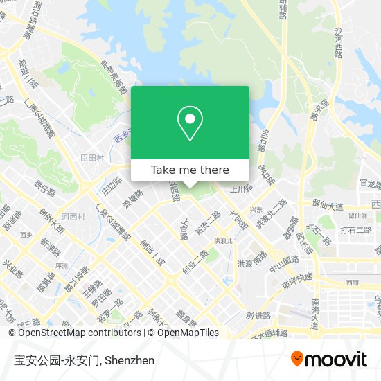 宝安公园-永安门 map