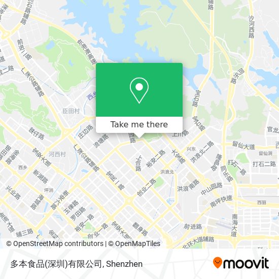 多本食品(深圳)有限公司 map
