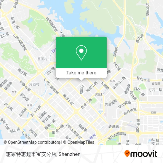 惠家特惠超市宝安分店 map