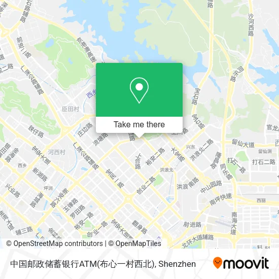 中国邮政储蓄银行ATM(布心一村西北) map