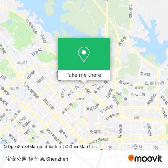 宝安公园-停车场 map