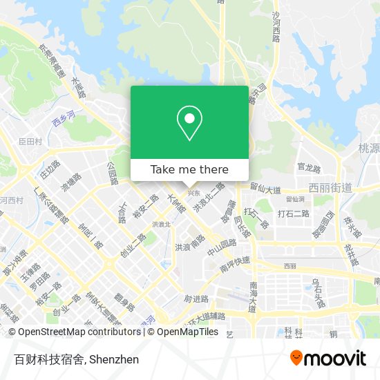 百财科技宿舍 map