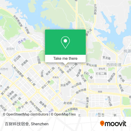 百财科技宿舍 map