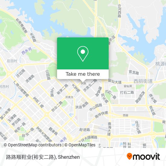 路路顺鞋业(裕安二路) map