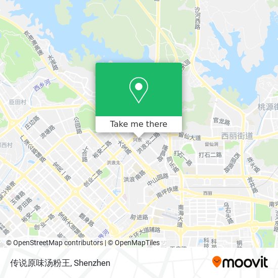 传说原味汤粉王 map