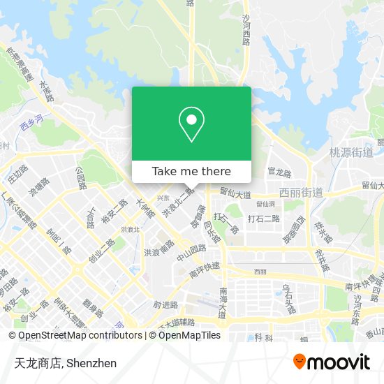 天龙商店 map