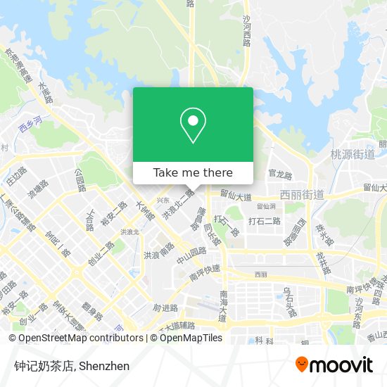 钟记奶茶店 map
