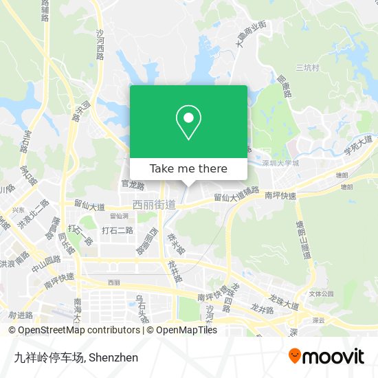 九祥岭停车场 map