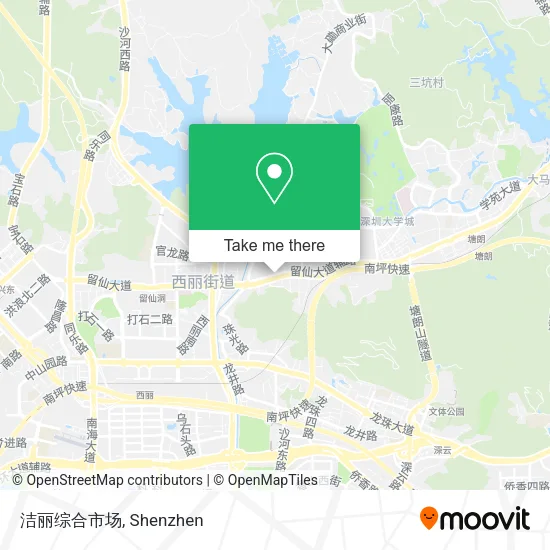 洁丽综合市场 map