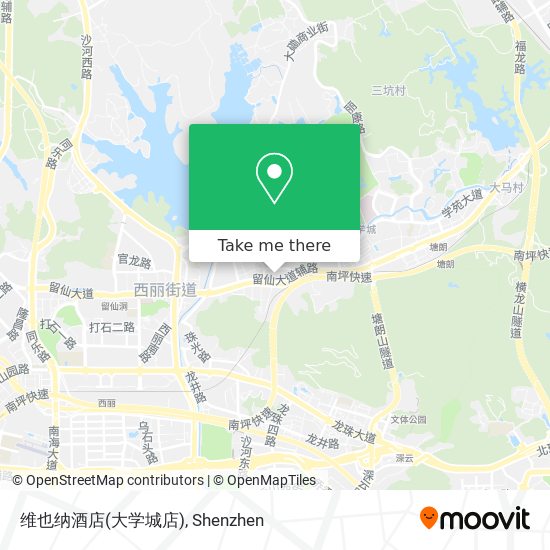 维也纳酒店(大学城店) map