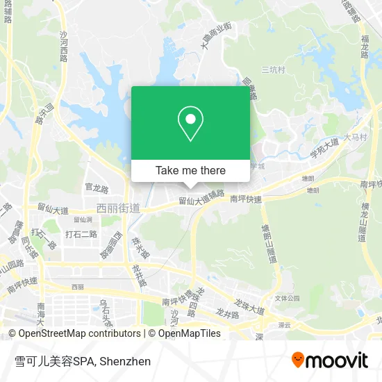 雪可儿美容SPA map